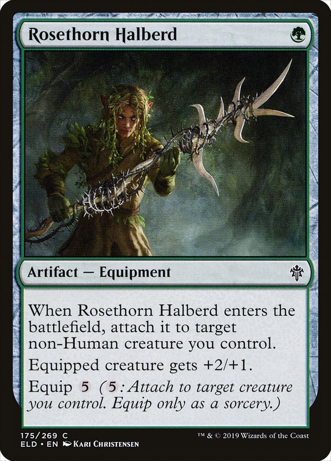 Rosethorn Halberd [Throne of Eldraine] | Exor Games Bridgewater