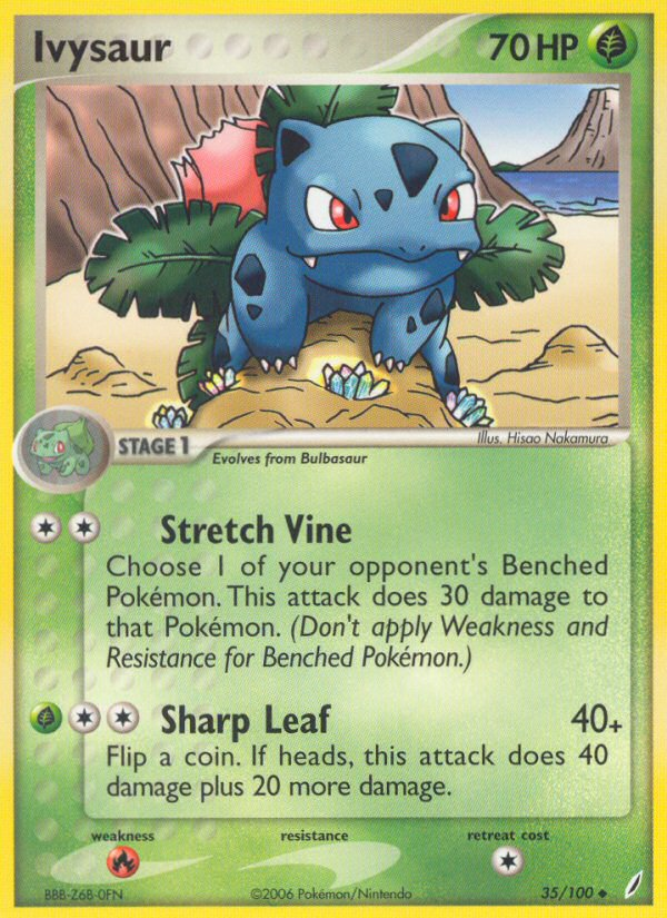 Ivysaur (35/100) [EX: Crystal Guardians] | Exor Games Bridgewater