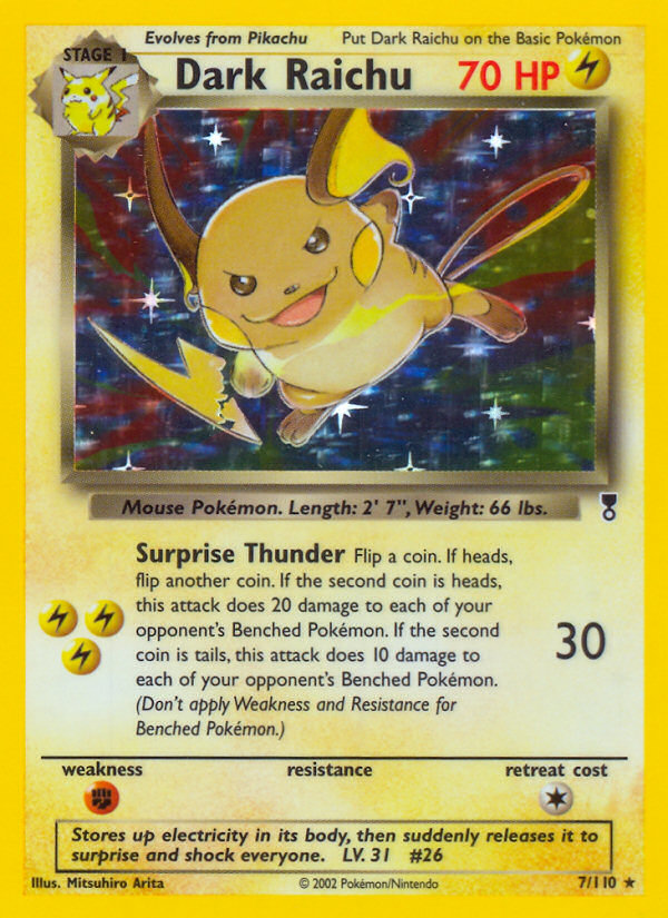 Dark Raichu (7/110) [Legendary Collection] | Exor Games Bridgewater