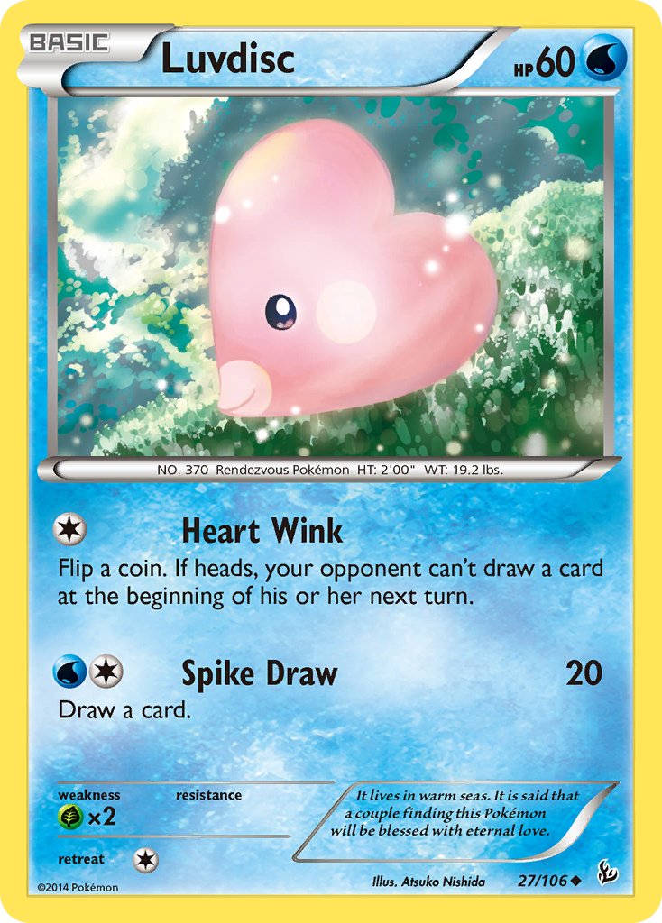 Luvdisc (27/106) [XY: Flashfire] | Exor Games Bridgewater