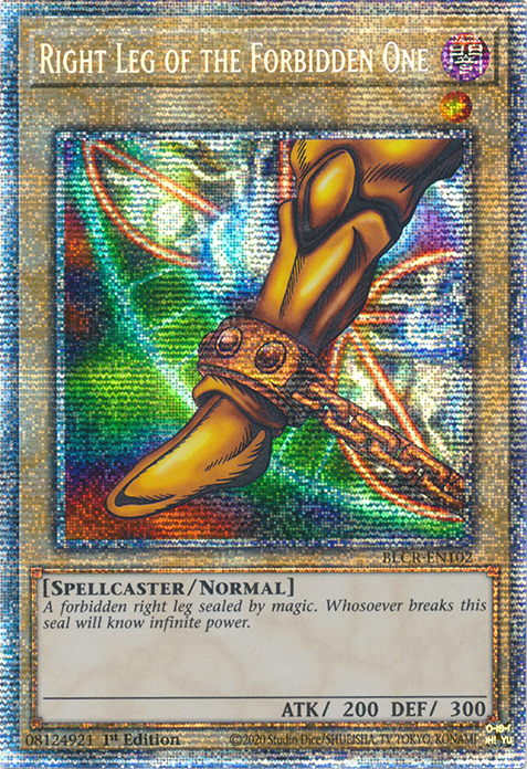 Right Leg of the Forbidden One [BLCR-EN102] Starlight Rare | Exor Games Bridgewater