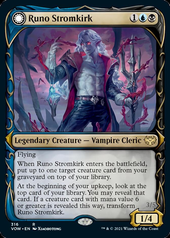 Runo Stromkirk // Krothuss, Lord of the Deep (Showcase Fang Frame) [Innistrad: Crimson Vow] | Exor Games Bridgewater