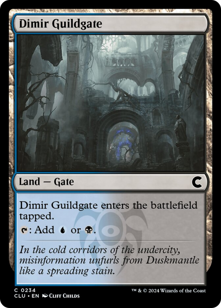 Dimir Guildgate [Ravnica: Clue Edition] | Exor Games Bridgewater