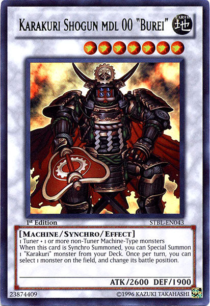 Karakuri Shogun mdl 00 Burei [STBL-EN043] Ultra Rare | Exor Games Bridgewater