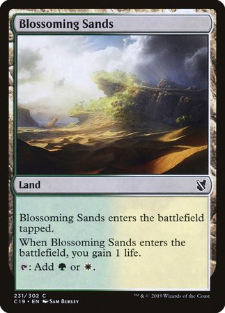 Blossoming Sands [Commander 2019] | Exor Games Bridgewater