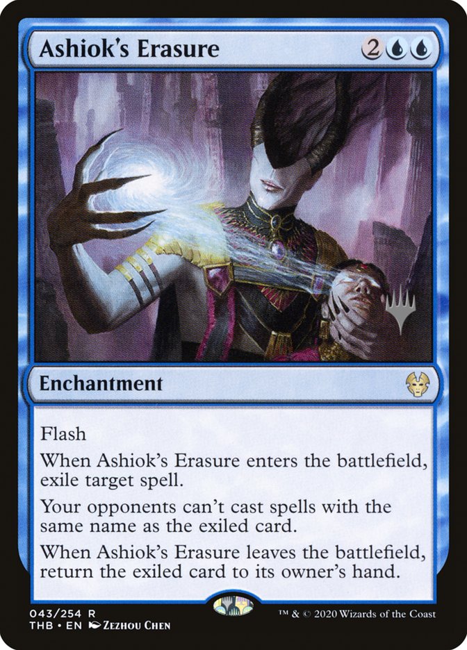 Ashiok's Erasure (Promo Pack) [Theros Beyond Death Promos] | Exor Games Bridgewater