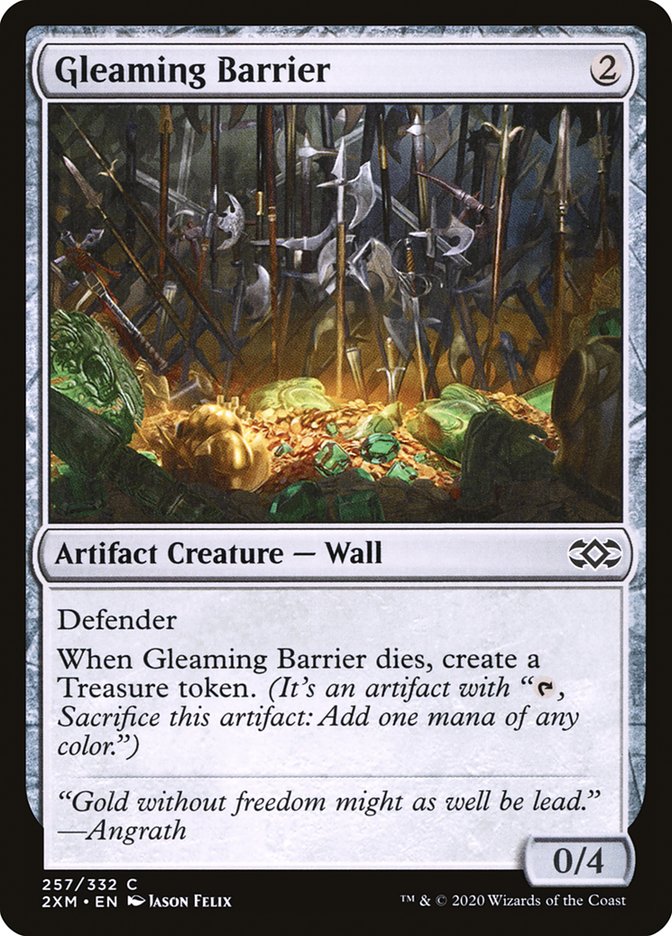 Gleaming Barrier [Double Masters] | Exor Games Bridgewater