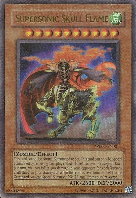 Supersonic Skull Flame [WB01-EN001] Super Rare | Exor Games Bridgewater