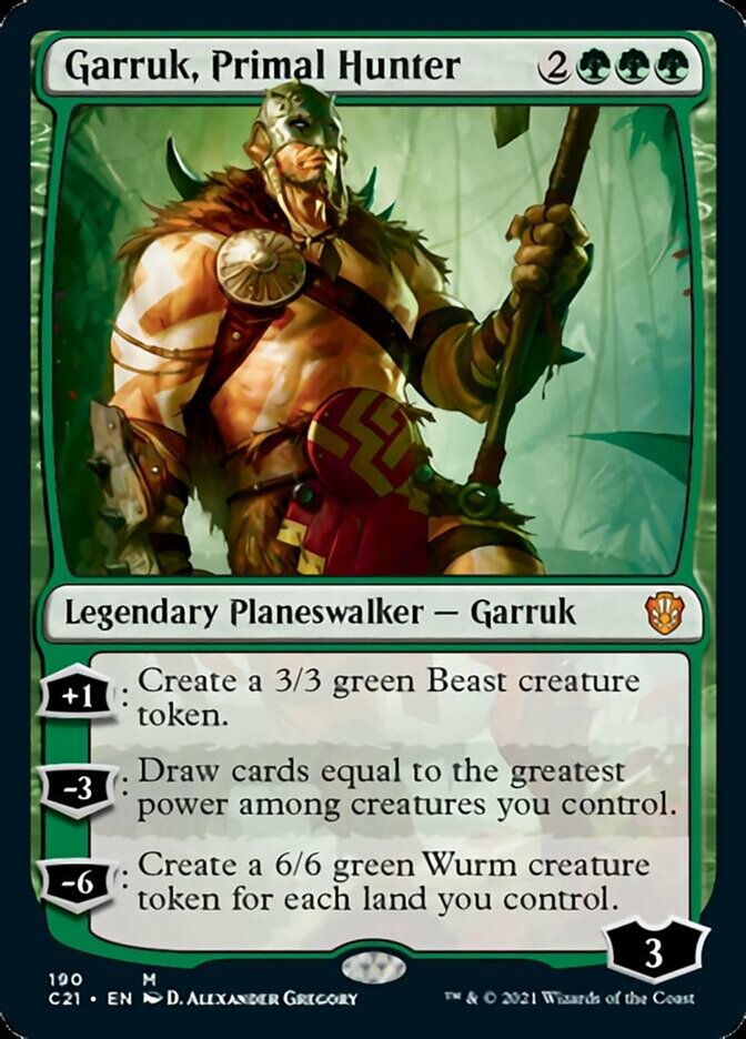 Garruk, Primal Hunter [Commander 2021] | Exor Games Bridgewater