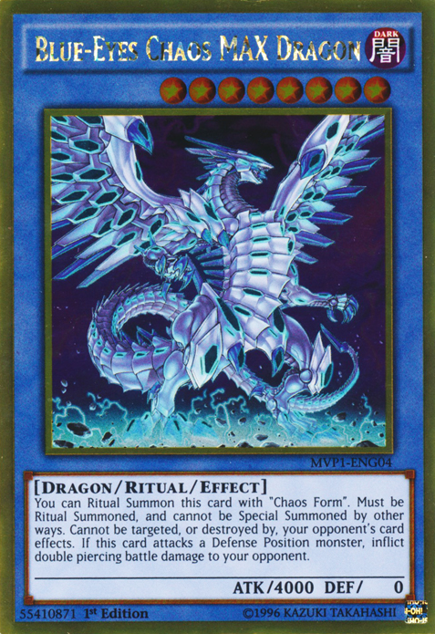 Blue-Eyes Chaos MAX Dragon [MVP1-ENG04] Gold Rare | Exor Games Bridgewater