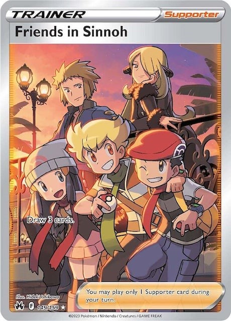 Friends in Sinnoh (149/159) (Full Art) [Sword & Shield: Crown Zenith] | Exor Games Bridgewater