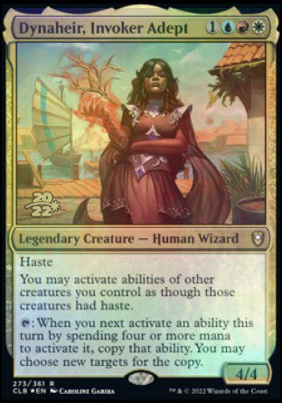 Dynaheir, Invoker Adept [Commander Legends: Battle for Baldur's Gate Prerelease Promos] | Exor Games Bridgewater