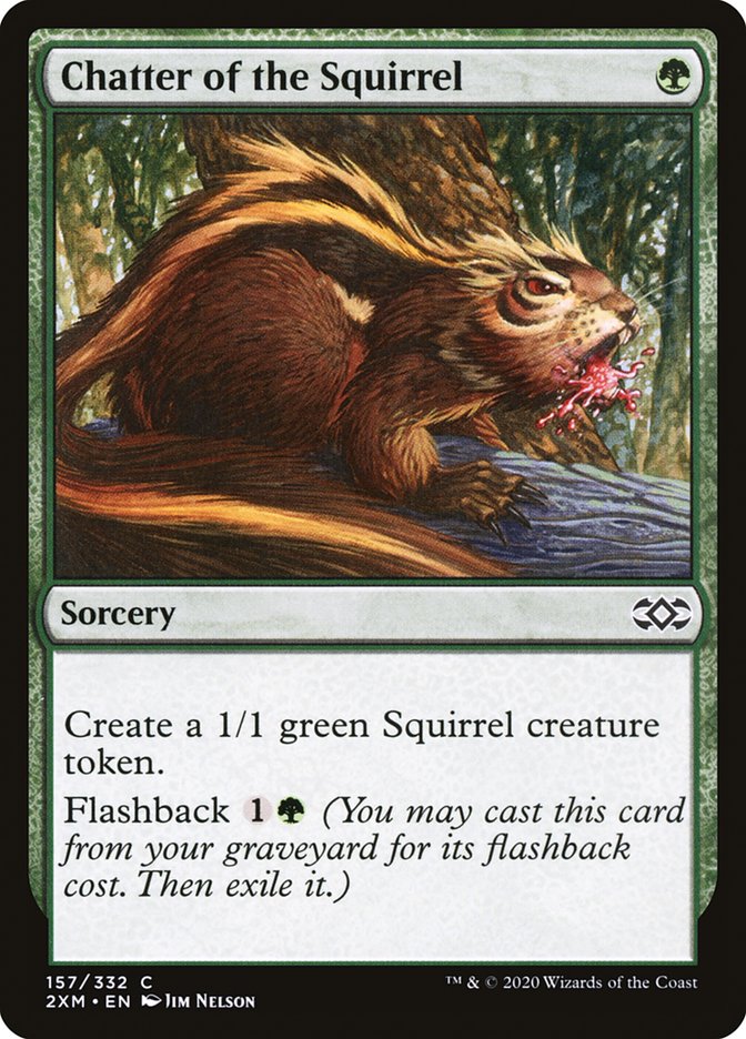 Chatter of the Squirrel [Double Masters] | Exor Games Bridgewater