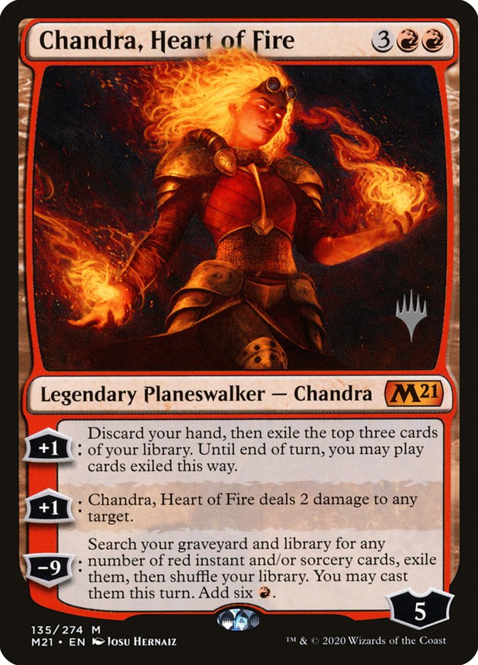 Chandra, Heart of Fire (Promo Pack) [Core Set 2021 Promos] | Exor Games Bridgewater