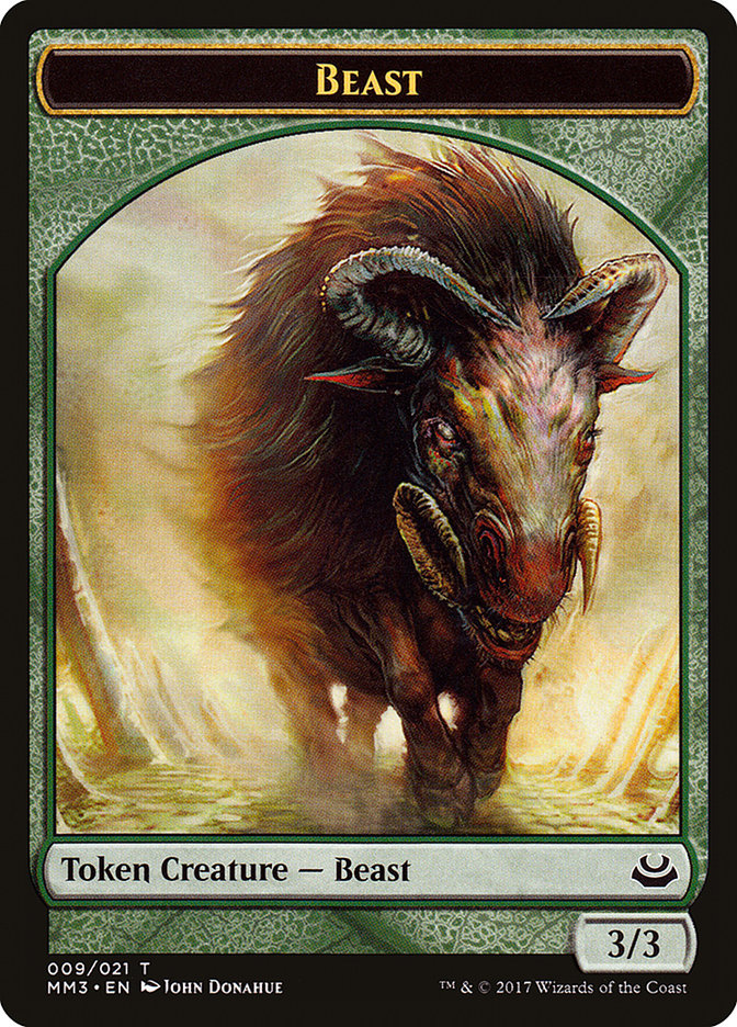 Beast (009/021) [Modern Masters 2017 Tokens] | Exor Games Bridgewater