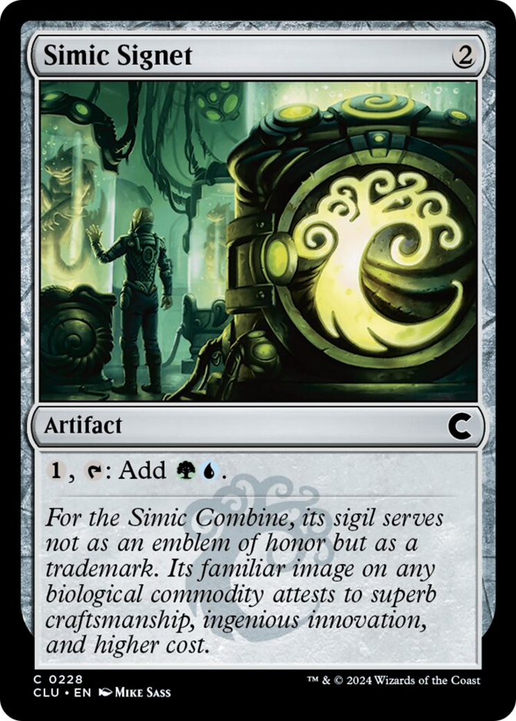 Simic Signet [Ravnica: Clue Edition] | Exor Games Bridgewater