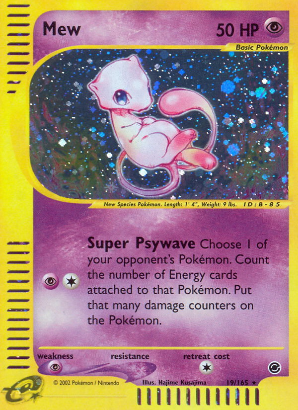 Mew (19/165) [Expedition: Base Set] | Exor Games Bridgewater