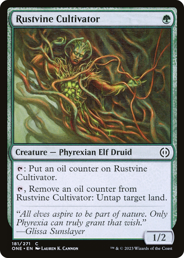 Rustvine Cultivator [Phyrexia: All Will Be One] | Exor Games Bridgewater