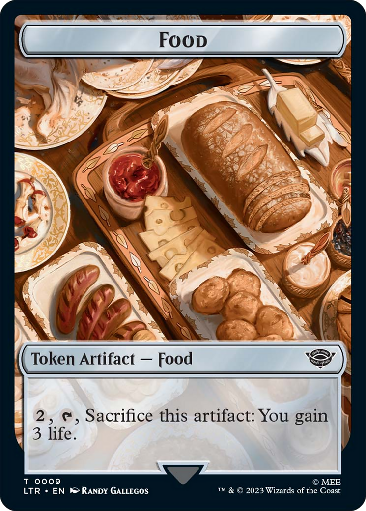 Treefolk // Food Token [The Lord of the Rings: Tales of Middle-Earth Commander Tokens] | Exor Games Bridgewater