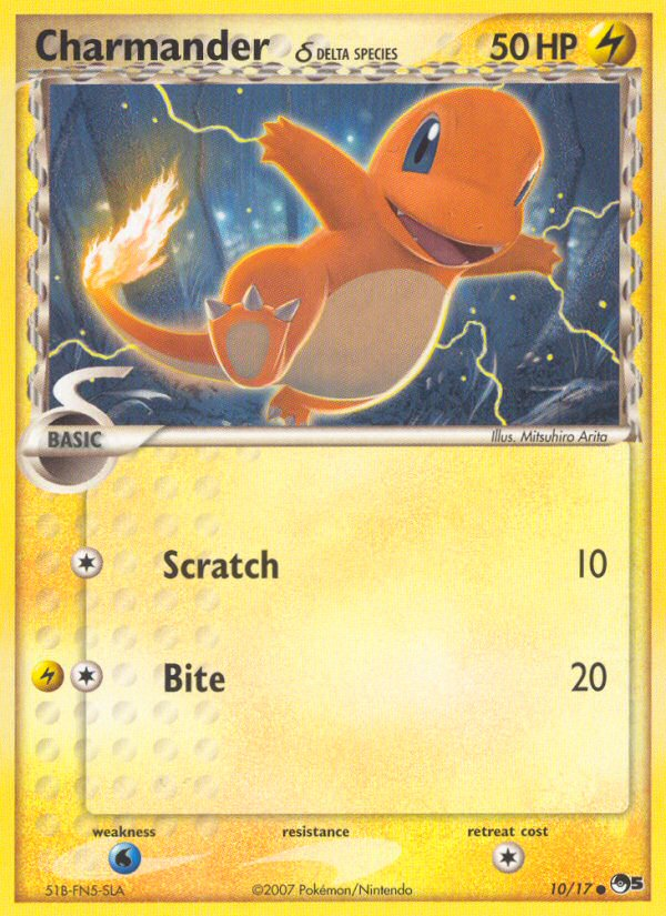 Charmander (10/17) (Delta Species) [POP Series 5] | Exor Games Bridgewater