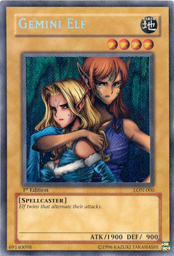 Gemini Elf [LON-000] Secret Rare | Exor Games Bridgewater