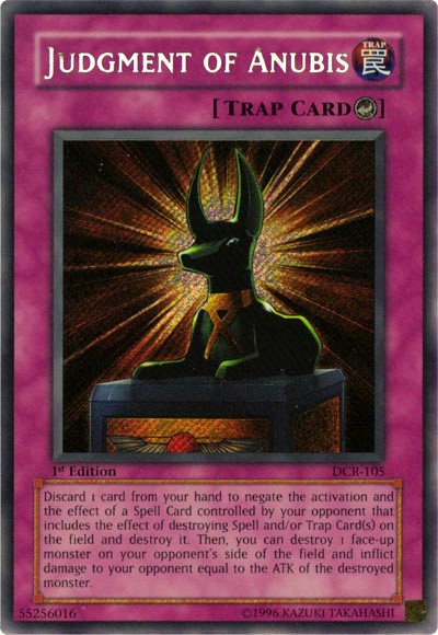 Judgment of Anubis [DCR-105] Secret Rare | Exor Games Bridgewater