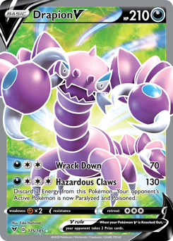 Drapion V (175/185) [Sword & Shield: Vivid Voltage] | Exor Games Bridgewater