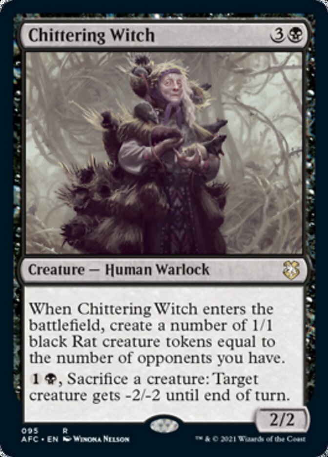 Chittering Witch [Dungeons & Dragons: Adventures in the Forgotten Realms Commander] | Exor Games Bridgewater