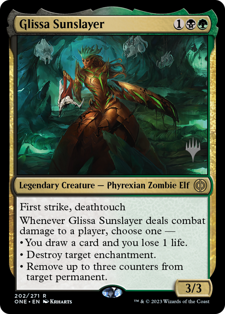 Glissa Sunslayer (Promo Pack) [Phyrexia: All Will Be One Promos] | Exor Games Bridgewater