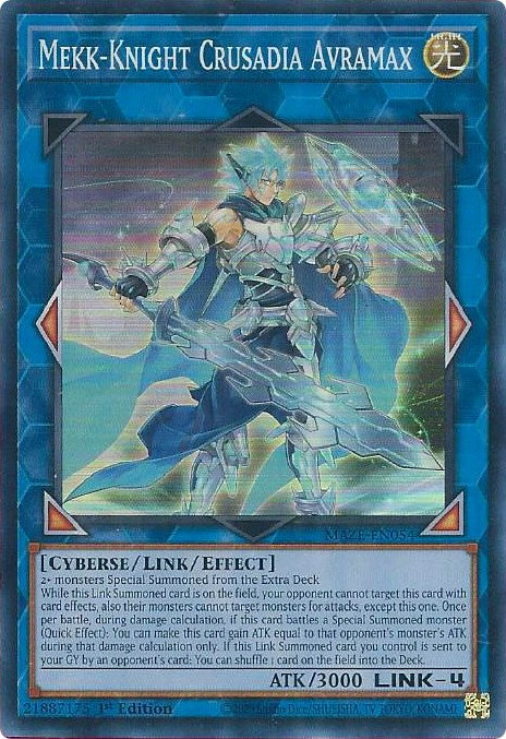 Mekk-Knight Crusadia Avramax [MAZE-EN054] Super Rare | Exor Games Bridgewater