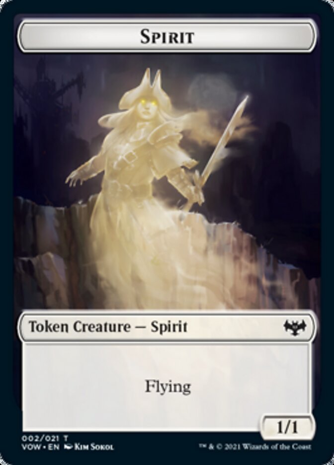 Spirit Token (002) [Innistrad: Crimson Vow Tokens] | Exor Games Bridgewater