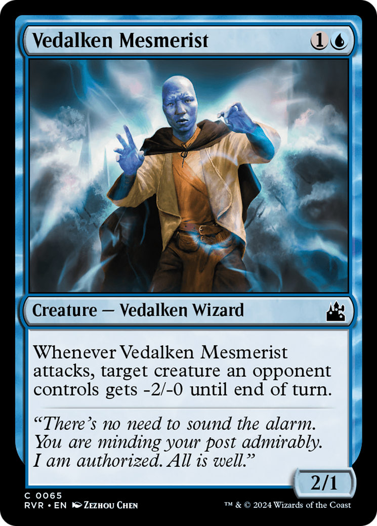 Vedalken Mesmerist [Ravnica Remastered] | Exor Games Bridgewater