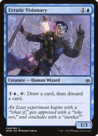 Erratic Visionary [War of the Spark] | Exor Games Bridgewater