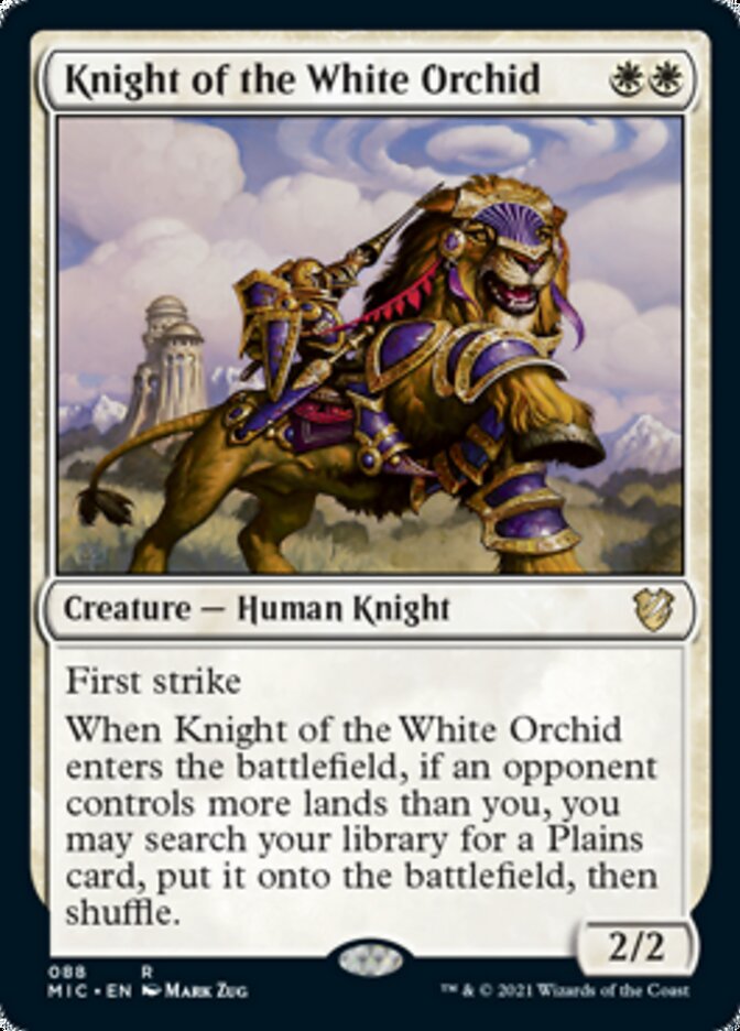 Knight of the White Orchid [Innistrad: Midnight Hunt Commander] | Exor Games Bridgewater