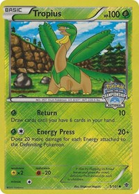 Tropius (5/101) (National Championship Promo) [Black & White: Plasma Blast] | Exor Games Bridgewater