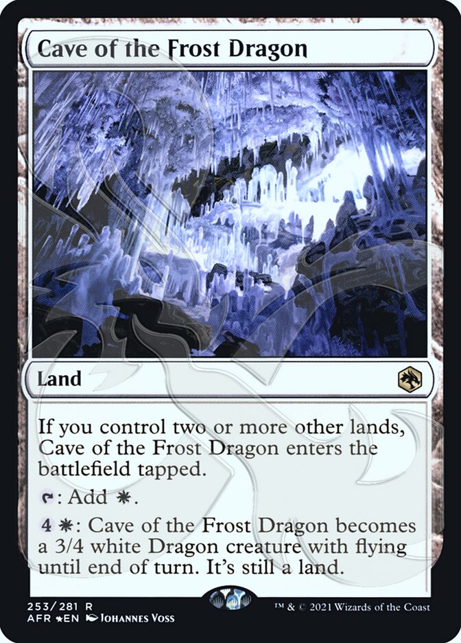 Cave of the Frost Dragon (Ampersand Promo) [Dungeons & Dragons: Adventures in the Forgotten Realms Promos] | Exor Games Bridgewater