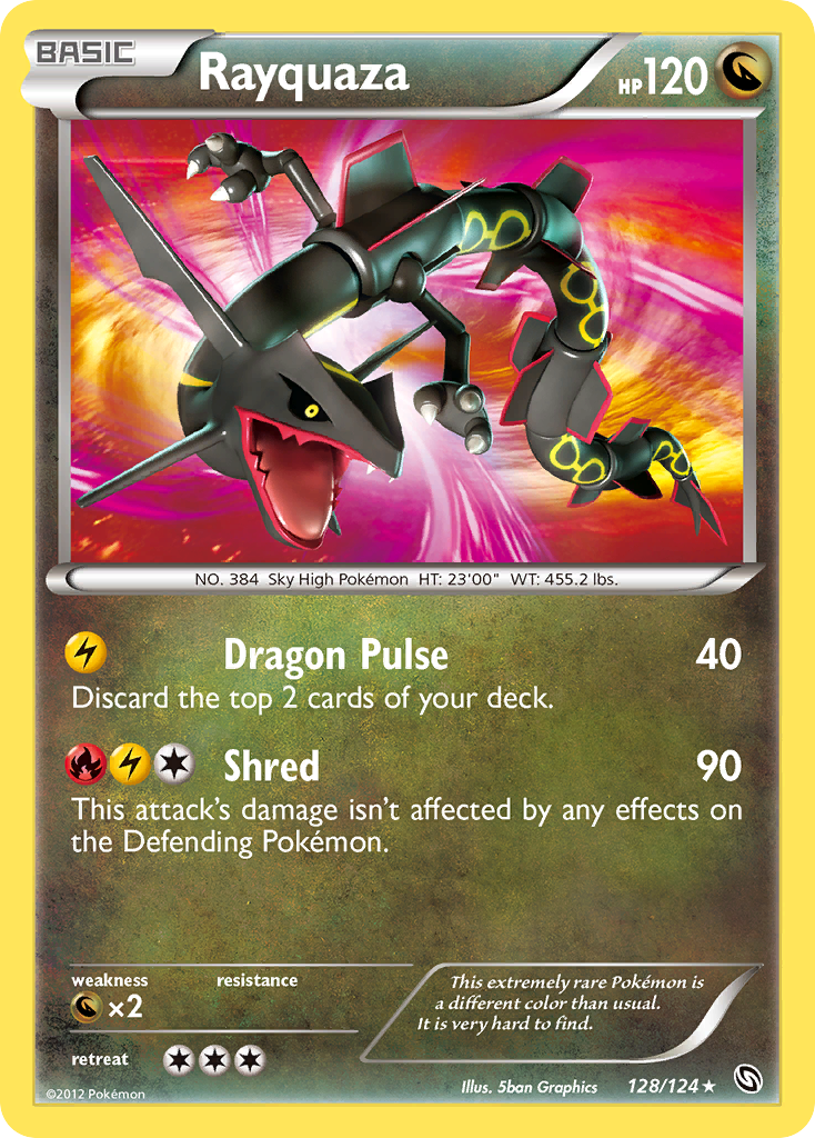 Rayquaza (128/124) [Black & White: Dragons Exalted] | Exor Games Bridgewater