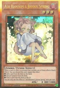 Ash Blossom & Joyous Spring (Alternate Art) [MAGO-EN011] Gold Rare | Exor Games Bridgewater