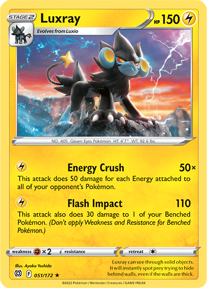 Luxray (051/172) [Sword & Shield: Brilliant Stars] | Exor Games Bridgewater