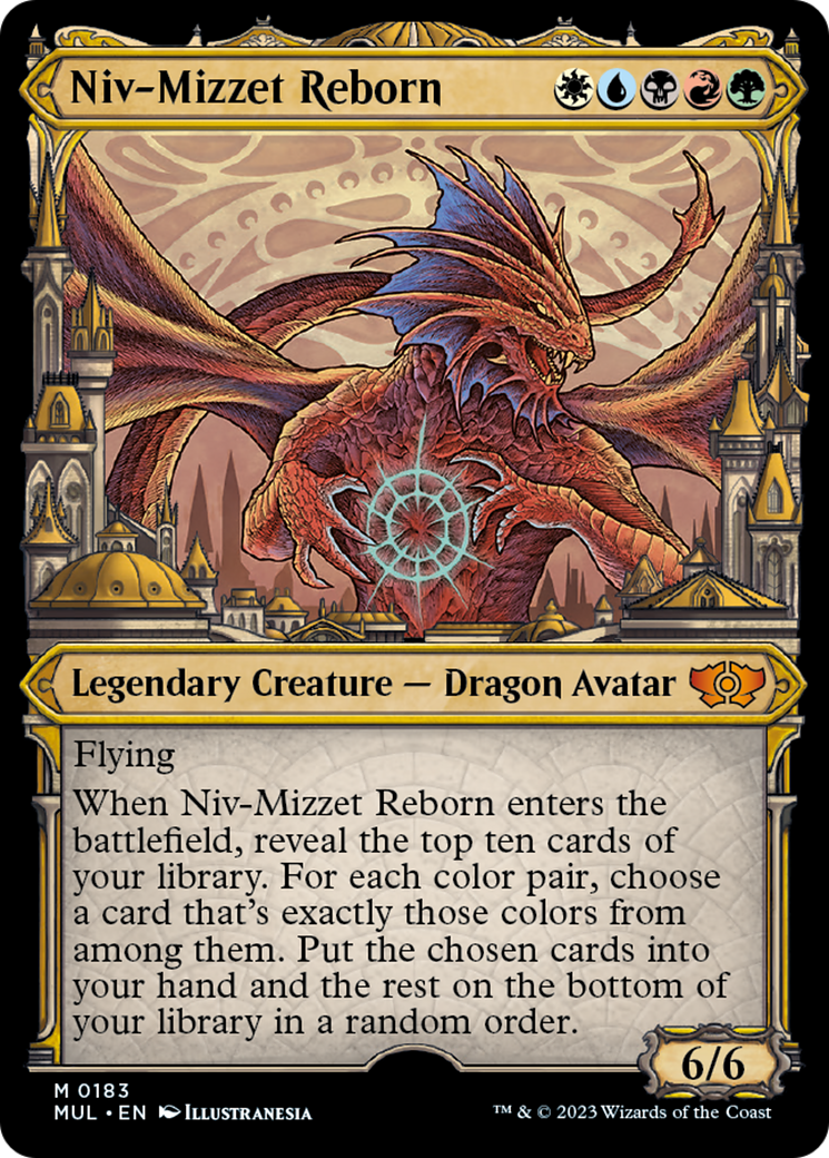 Niv-Mizzet Reborn (Halo Foil) [Multiverse Legends] | Exor Games Bridgewater