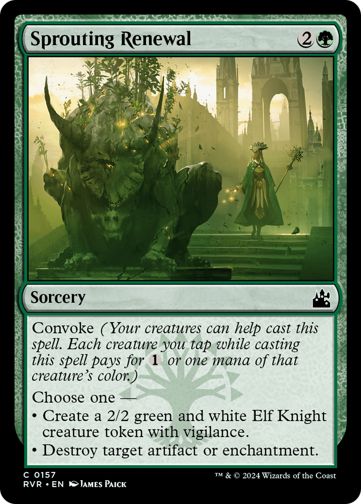 Sprouting Renewal [Ravnica Remastered] | Exor Games Bridgewater