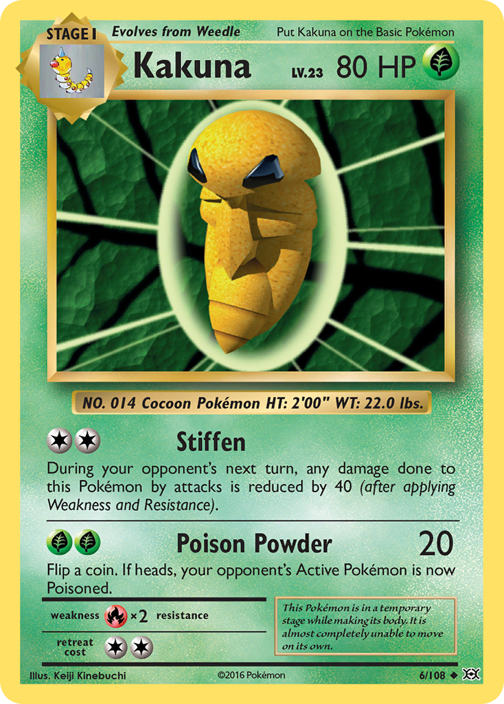 Kakuna (6/108) [XY: Evolutions] | Exor Games Bridgewater