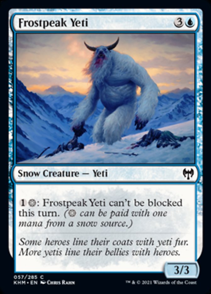 Frostpeak Yeti [Kaldheim] | Exor Games Bridgewater