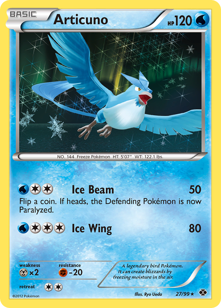 Articuno (27/99) [Black & White: Next Destinies] | Exor Games Bridgewater