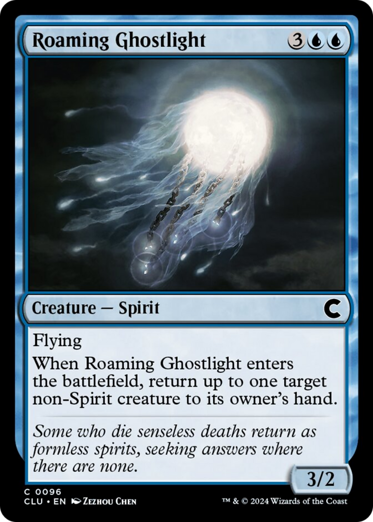 Roaming Ghostlight [Ravnica: Clue Edition] | Exor Games Bridgewater