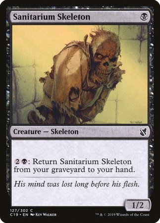 Sanitarium Skeleton [Commander 2019] | Exor Games Bridgewater