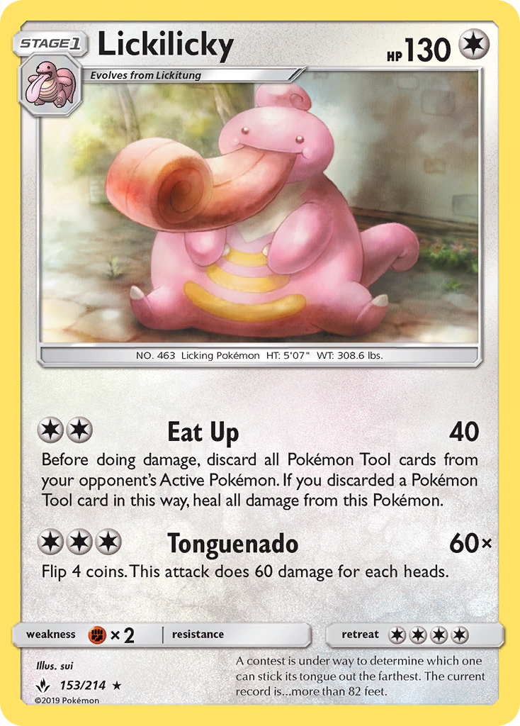 Lickilicky (153/214) [Sun & Moon: Unbroken Bonds] | Exor Games Bridgewater