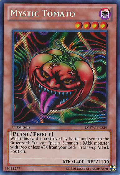 Mystic Tomato [LCYW-EN239] Secret Rare | Exor Games Bridgewater