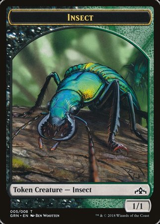 Insect Token [Guilds of Ravnica Tokens] | Exor Games Bridgewater