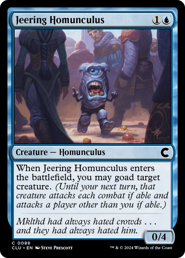 Jeering Homunculus [Ravnica: Clue Edition] | Exor Games Bridgewater